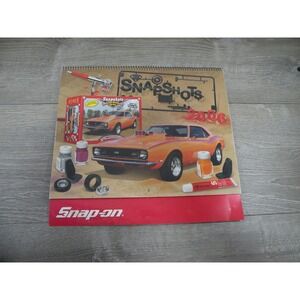 Snap-on 2006 Snapshots Dream Builders Series Advertising Calendar Car Motorcycle